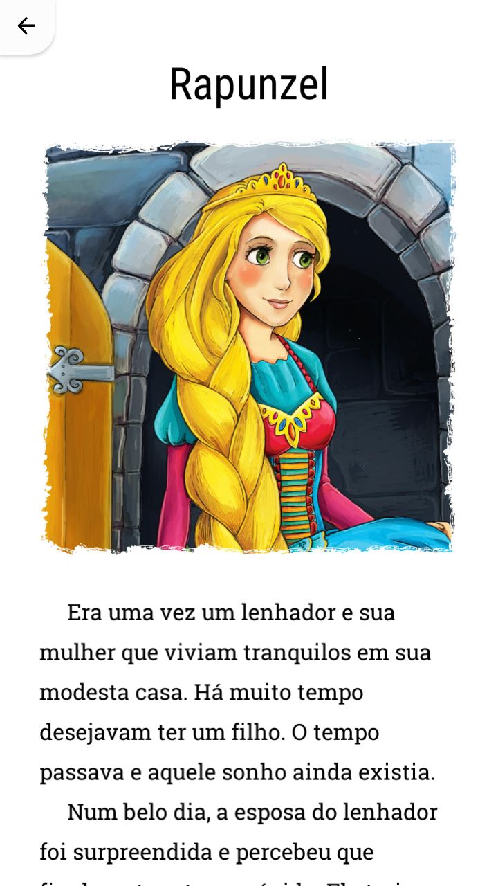 História da Rapunzel.